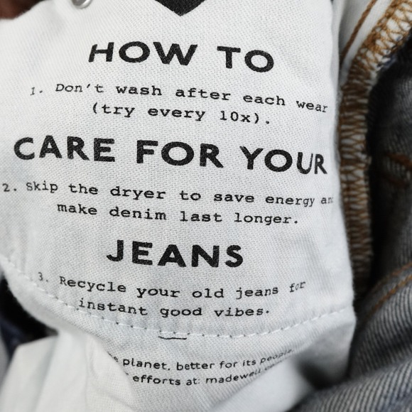 Madewell The Balloon Jean Dark Wash Denim Women's 25 Retro Tapered Barrel Leg - Picture 9 of 13